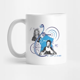 Émilie du Chatelet and Isaac Newton Mug